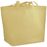YaYa Budget Non-Woven Shopper Tote — Cream (CR) — blank product view — 35