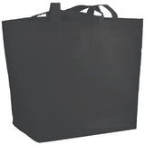 YaYa Budget Non-Woven Shopper Tote — Gray (GY) — blank product view — 29