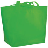 YaYa Budget Non-Woven Shopper Tote — Lime Green (LGR) — blank product view — 60