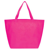 YaYa Budget Non-Woven Shopper Tote — Magenta — blank front view — 19
