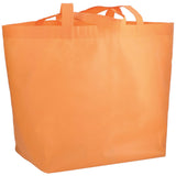YaYa Budget Non-Woven Shopper Tote — Orange (OR) — blank front view — 15