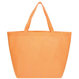 YaYa Budget Non-Woven Shopper Tote — Orange (OR) — blank front view — 14