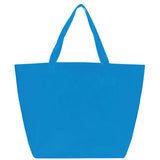 YaYa Budget Non-Woven Shopper Tote — Process Blue (PBL) — blank front view — 51