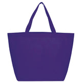 YaYa Budget Non-Woven Shopper Tote — Purple (PU) — blank front view — 10