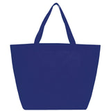 YaYa Budget Non-Woven Shopper Tote — Royal Blue (RBL) — blank front view — 47