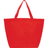 YaYa Budget Non-Woven Shopper Tote — RED (RE) — blank front view — 4