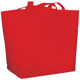 YaYa Budget Non-Woven Shopper Tote — RED (RE) — blank product view — 5