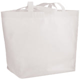 YaYa Budget Non-Woven Shopper Tote — White (WH) — blank product view — 44