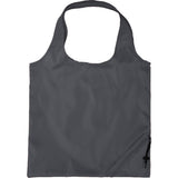Bungalow Foldaway Shopper Tote Bag — Charcoal (CA) — blank front view — 27