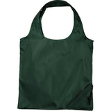 Bungalow Foldaway Shopper Tote Bag — Hunter Green (HGR) — blank front view — 22