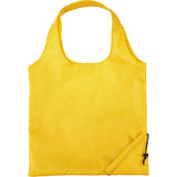 Bungalow Foldaway Shopper Tote Bag — Yellow (YE) — blank front view — 8