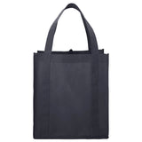 Little Juno Non-Woven Grocery Tote — Charcoal (CA) — blank front view — 62