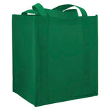 Little Juno Non-Woven Grocery Tote — Green (GR) — blank right angle — 33
