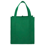 Little Juno Non-Woven Grocery Tote — Green (GR) — blank front view — 32