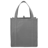 Little Juno Non-Woven Grocery Tote — Gray (GY) — blank front view — 52