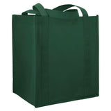 Little Juno Non-Woven Grocery Tote — Hunter Green (HGR) — blank right angle — 29