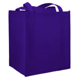 Little Juno Non-Woven Grocery Tote — Purple (PU) — blank right angle — 41