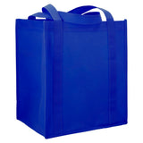 Little Juno Non-Woven Grocery Tote — Royal Blue (RBL) — blank right angle — 17