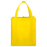 Little Juno Non-Woven Grocery Tote — Yellow (YE) — blank front view — 4