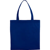 Small Zeus Non-Woven Convention Tote — Navy Blue (NBL) — blank front view — 12