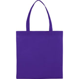 Small Zeus Non-Woven Convention Tote — Purple (PU) — blank front view — 6