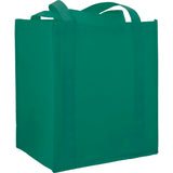 Hercules Non-Woven Grocery Tote — Green (GR) — blank right angle — 53