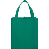 Hercules Non-Woven Grocery Tote — Green (GR) — blank front view — 52