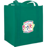 Hercules Non-Woven Grocery Tote — Green (GR) — decorated right angle — 51