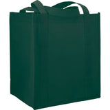 Hercules Non-Woven Grocery Tote — Hunter Green (HGR) — blank right angle — 49