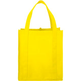 Hercules Non-Woven Grocery Tote — Yellow (YE) — blank front view — 4