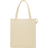 Hercules Insulated Grocery Tote Bag — Cream (CR) — blank front view — 34