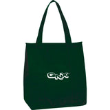Hercules Insulated Grocery Tote Bag — Hunter Green (HGR) — decorated product view — 8