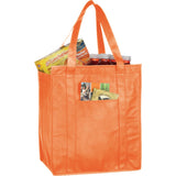 Hercules Insulated Grocery Tote Bag — Orange (OR) — blank product view — 30