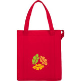 Hercules Insulated Grocery Tote Bag — RED (RE) — decorated product view — 21