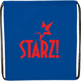Evergreen Non-Woven Drawstring Bag — Royal Blue (RBL) — decorated product view — 26