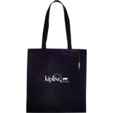 Zeus Non-Woven Convention Tote — Black (BK) — decorated front view — 6