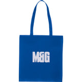 Zeus Non-Woven Convention Tote — Blue (BL) — decorated product view — 14