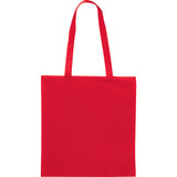 Zeus Non-Woven Convention Tote — RED (RE) — blank front view — 4