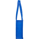Mini Elm Non-Woven Tote — Blue (BL) — blank front view — 18