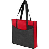 Brooke Recycled Non-Woven Convention Tote — Red (RD) — blank left angle — 15