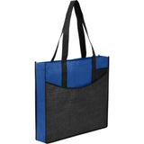 Brooke Recycled Non-Woven Convention Tote — Royal (RYL) — blank right angle — 21