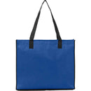 Brooke Recycled Non-Woven Convention Tote — Royal (RYL) — blank back view