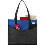 Brooke Recycled Non-Woven Convention Tote — Royal (RYL) — blank product view — 18