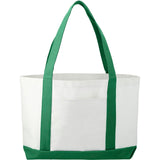 Large Canvas Tote Bag — White w — blank front view — 57