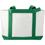 Large Canvas Tote Bag — White w — blank front view — 56