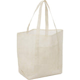 Beacon Recycled Non-Woven All Purpose Tote — Natural (NT) — blank right angle — 8