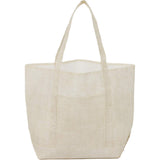 Beacon Recycled Non-Woven All Purpose Tote — Natural (NT) — blank front view — 6
