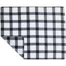 Buffalo Plaid Fleece Blanket SM-8713 — White/Black (WHBK) — view 5
