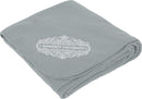 Cozy Fleece Blanket - 50" x 60" Unfolded SM-8799 — Gray (GY) — view 2