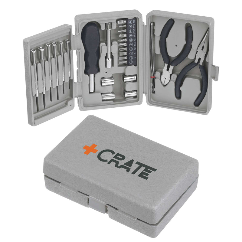 26-Piece Deluxe Tool Kit SM-9350 — Gray (GY) — view 1
